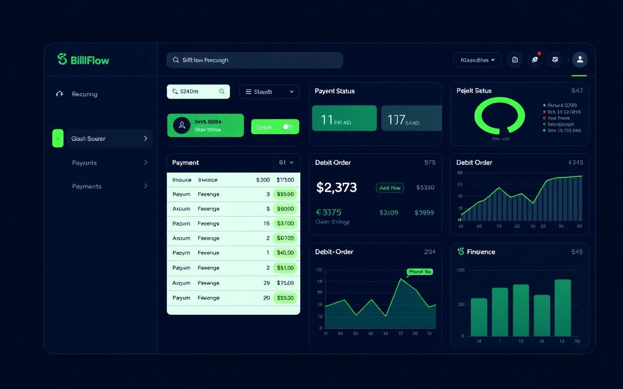 BillFlow dashboard preview