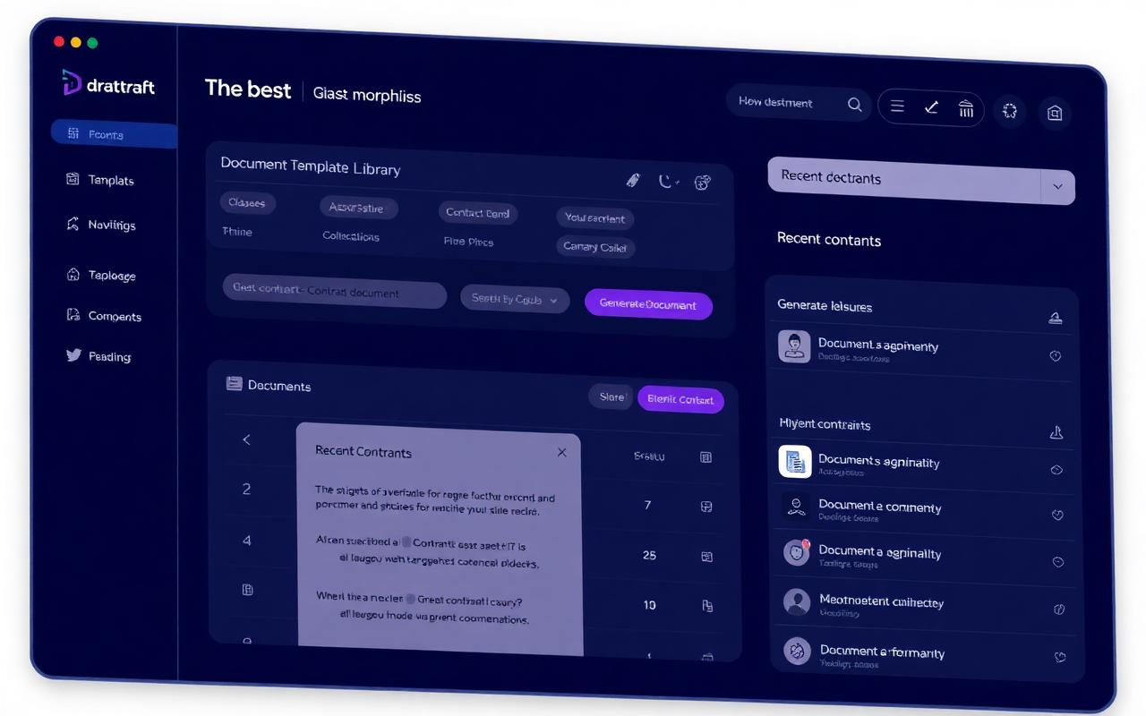 DraftFlow dashboard preview