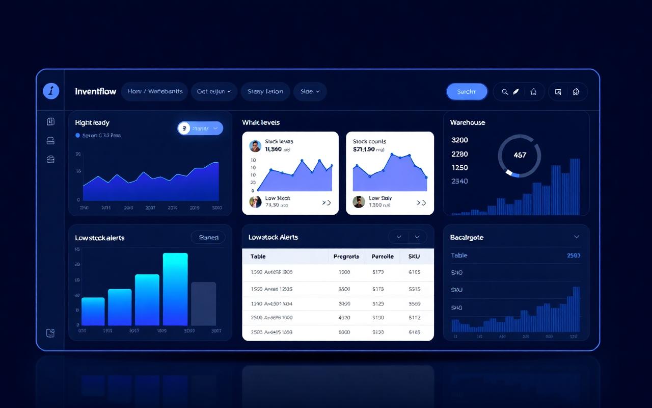 InventFlow dashboard preview