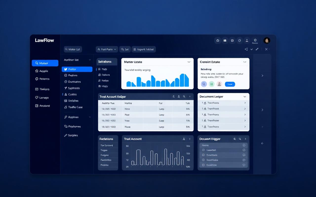 LawFlow dashboard preview